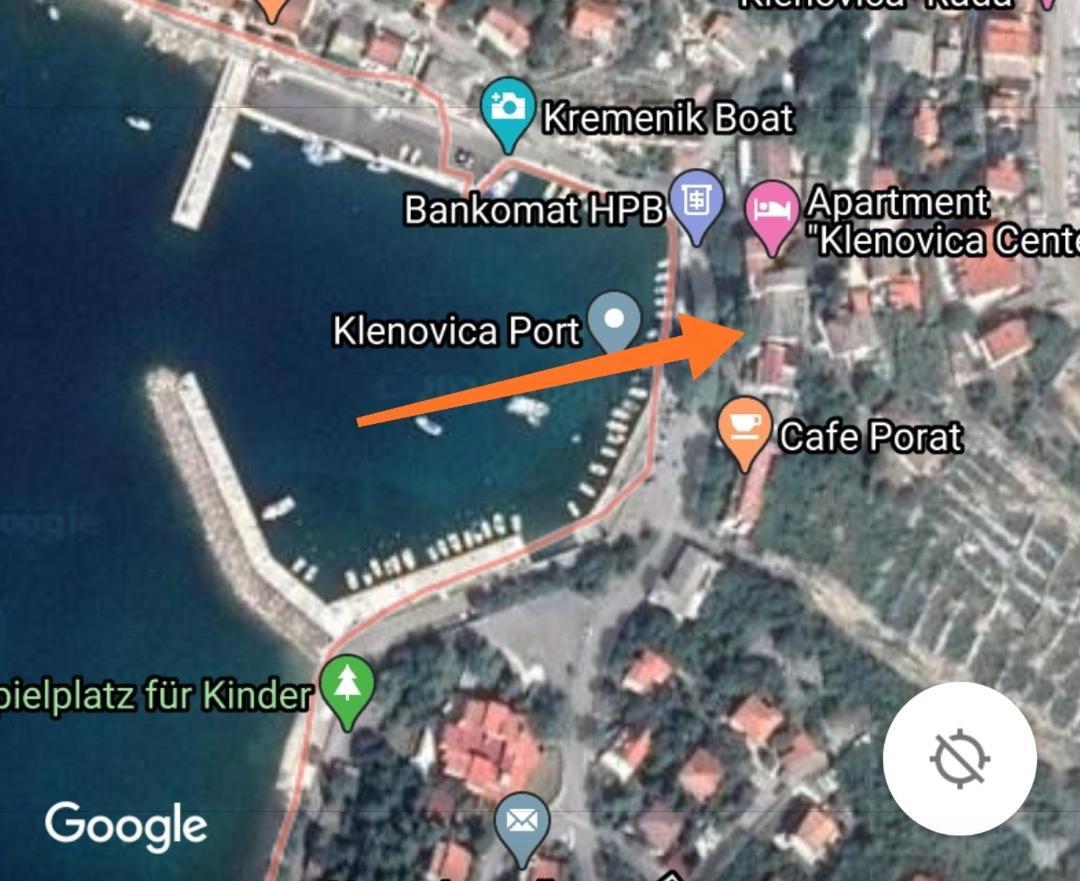 Riva Lägenhet Klenovica Exteriör bild